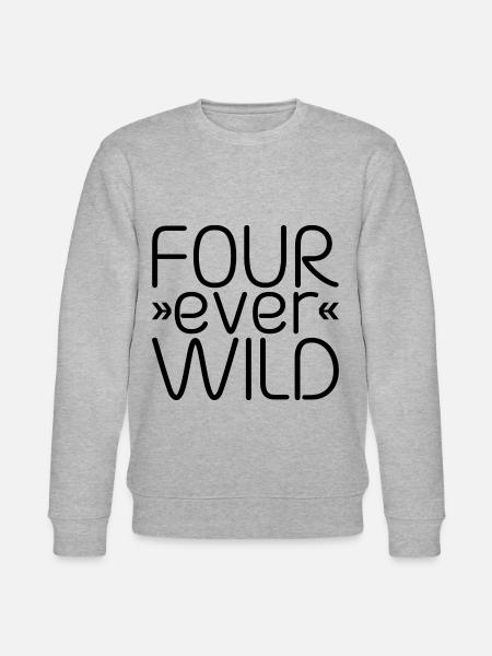 Four Ever Wild 23 - Stanley/Stella CHANGER Unisex Organic Sweatshirt - heather grey