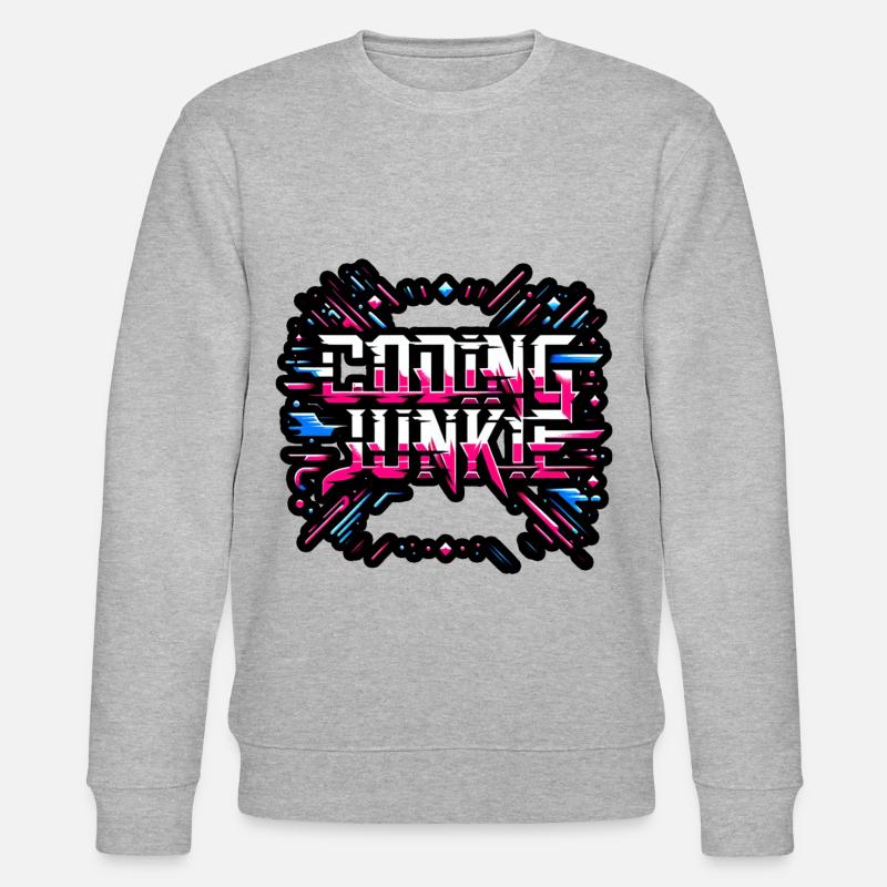 Accro au codage 15 - Sweat bio CHANGER Stanley/Stella Unisexe - gris chiné