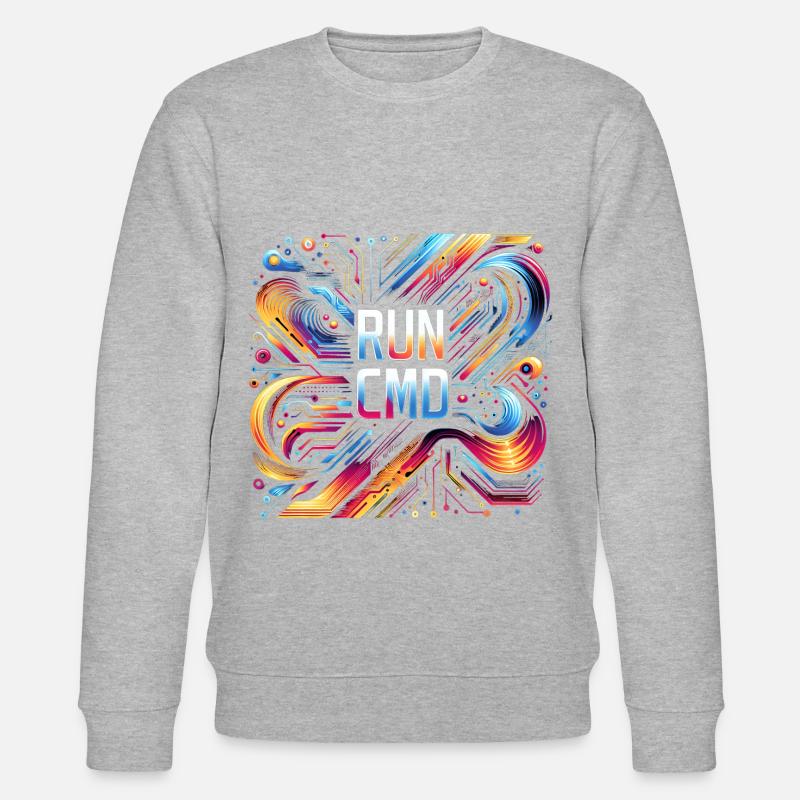 Run Cmd 42 - Stanley/Stella Unisex Bio-Sweatshirt CHANGER  - Grau meliert