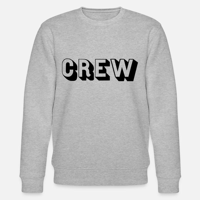 Crew - Team - Geschenkidee - Stanley/Stella Unisex Bio-Sweatshirt CHANGER  - Grau meliert