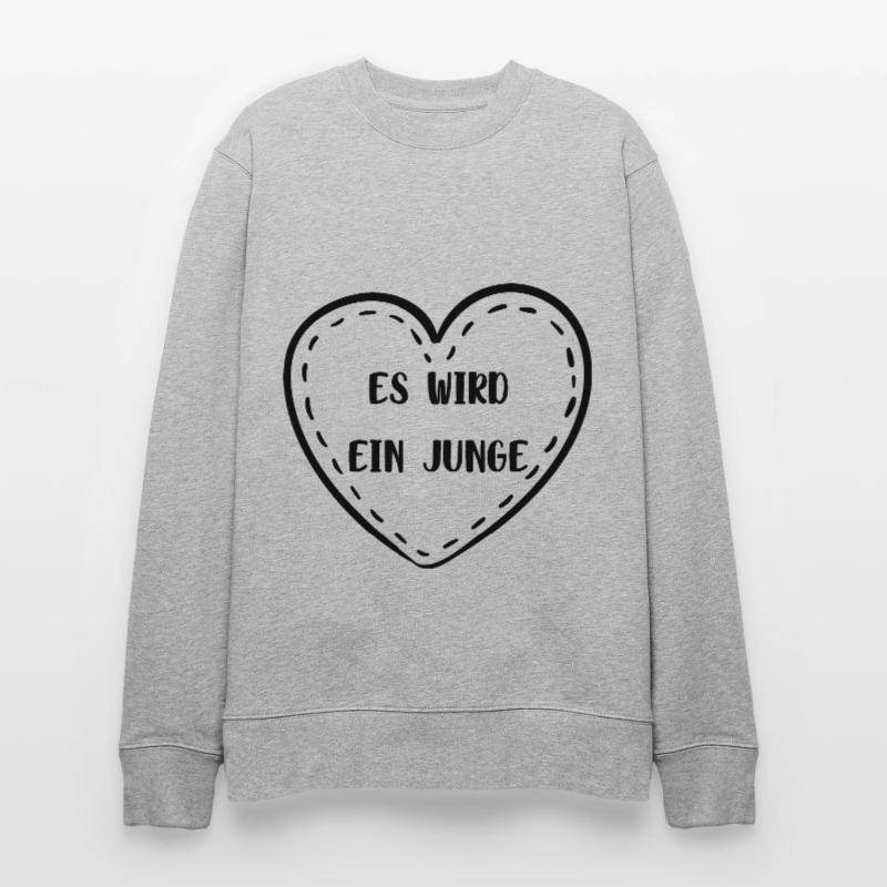 Es wird ein Junge! Stanley/Stella Unisex Bio-Sweatshirt CHANGER 
