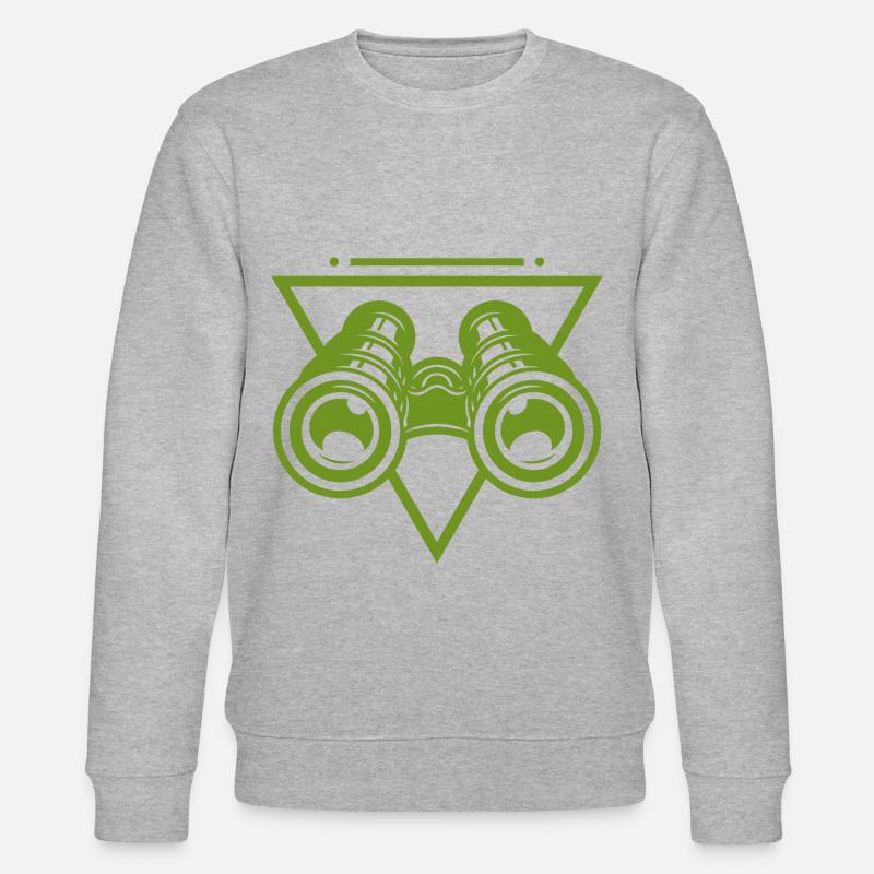 Télescope binoculaire - Sweat bio CHANGER Stanley/Stella Unisexe - gris chiné