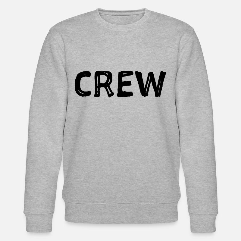 Crew - Team - Geschenkidee - Stanley/Stella Unisex Bio-Sweatshirt CHANGER  - Grau meliert
