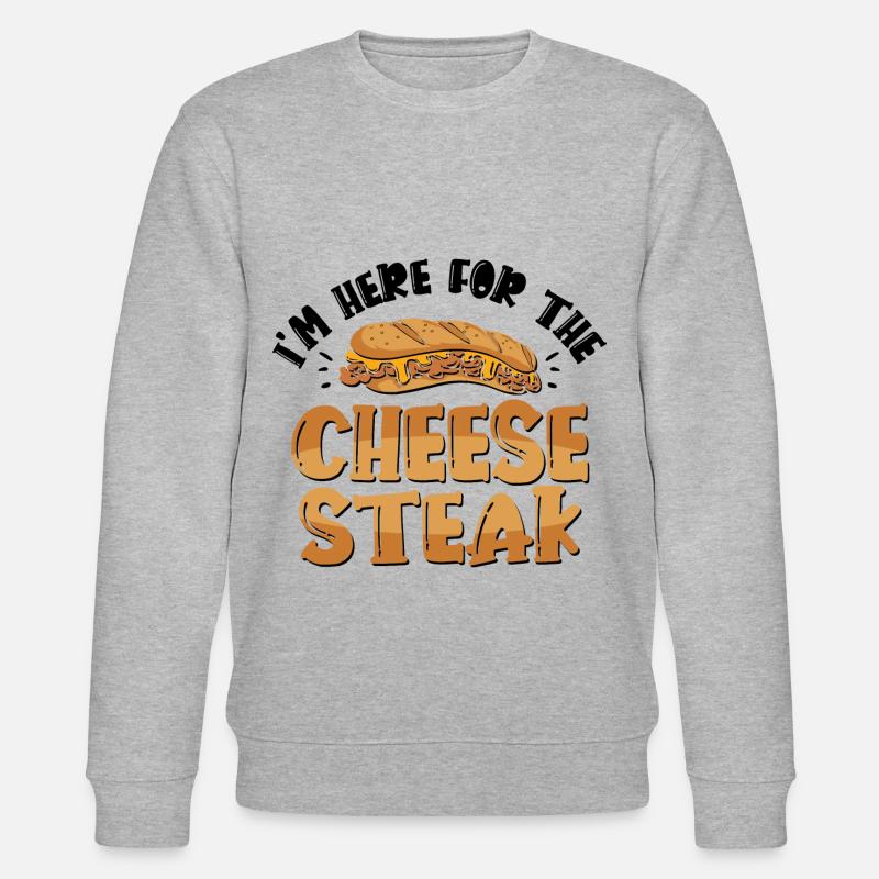 Philly Breakfast Sandwich - Stanley/Stella Unisex Bio-Sweatshirt CHANGER  - Grau meliert
