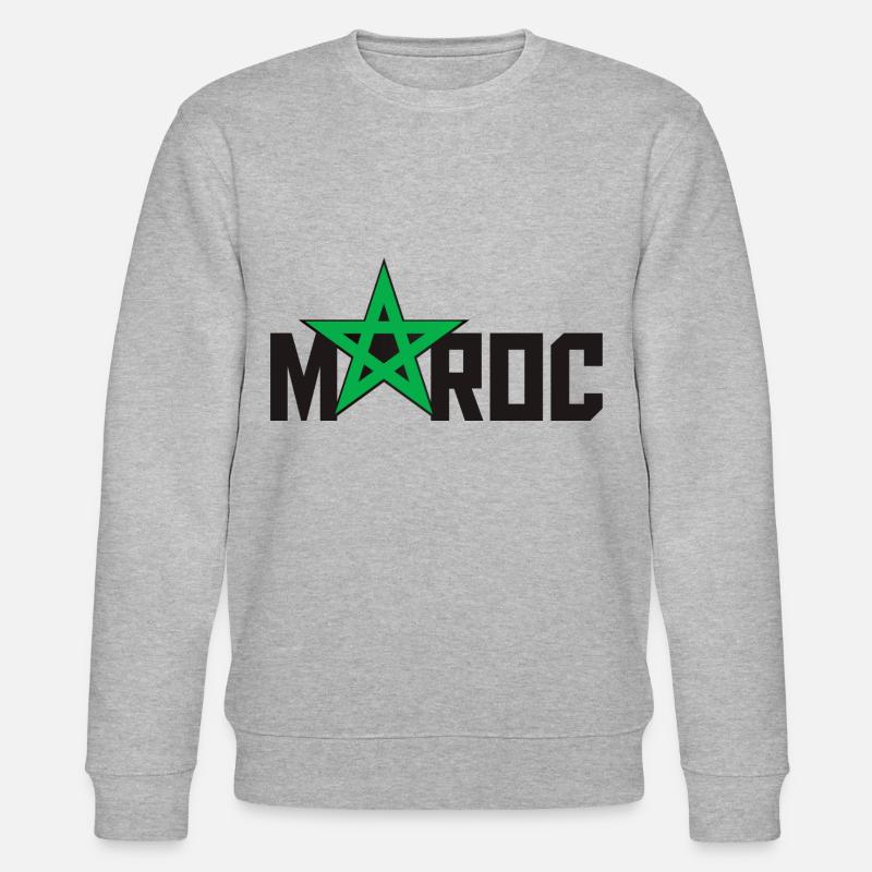 Maroc - Sweat bio CHANGER Stanley/Stella Unisexe - gris chiné