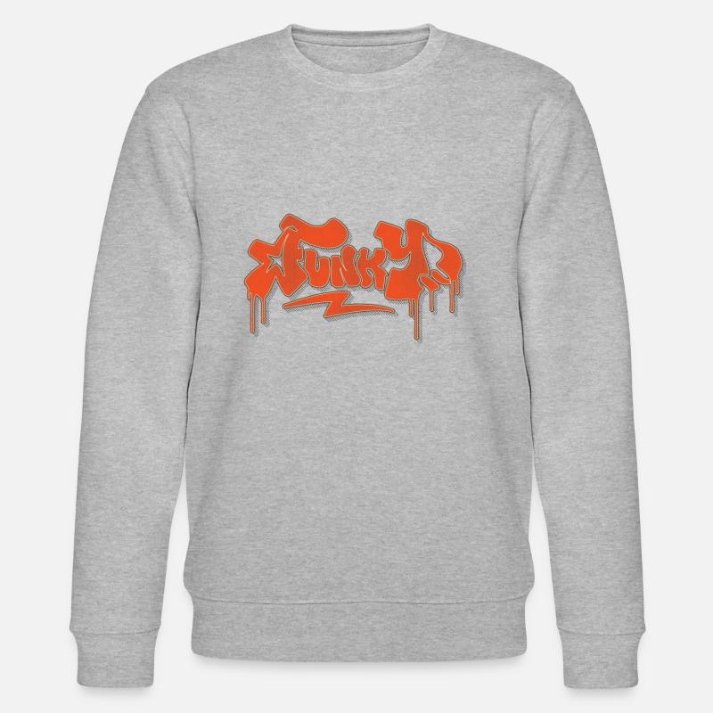 Funky Retro - Stanley/Stella Unisex Bio-Sweatshirt CHANGER  - Grau meliert