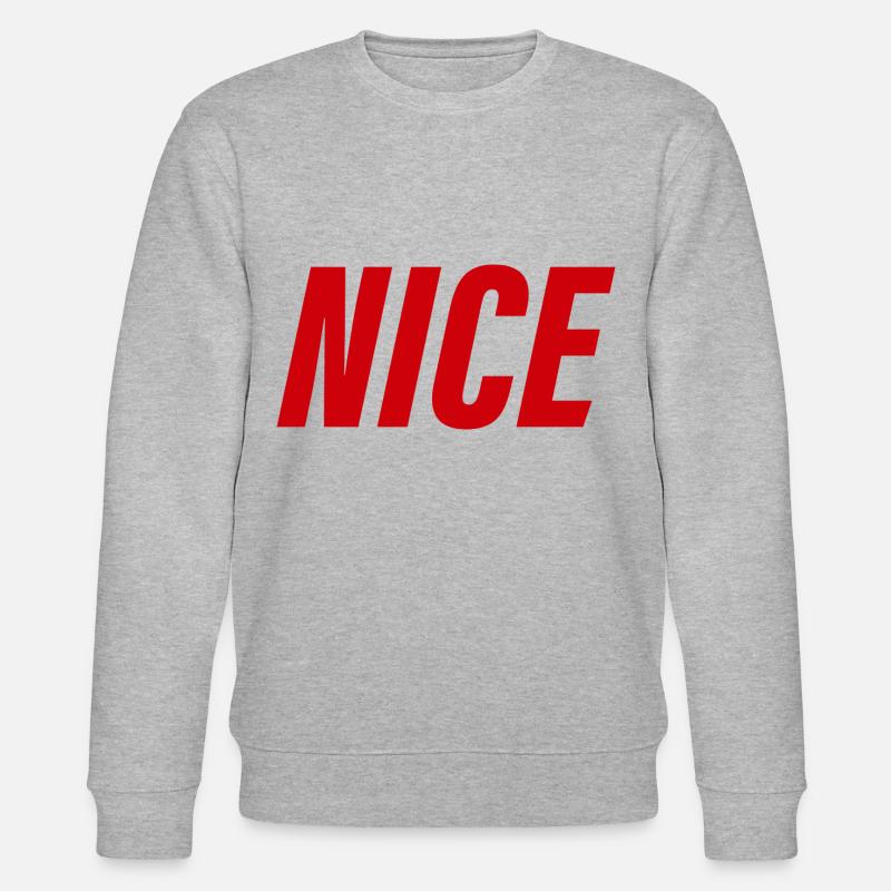 Nice - Stanley/Stella CHANGER Unisex Organic Sweatshirt - heather grey