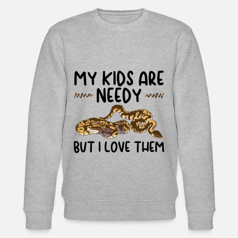 Snake - Stanley/Stella CHANGER Unisex Organic Sweatshirt - heather grey