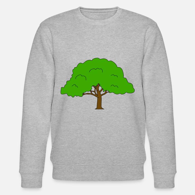 Baum - Stanley/Stella Unisex Bio-Sweatshirt CHANGER  - Grau meliert