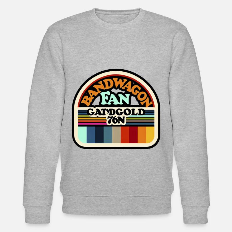 Bandwagon Fan 18 - Stanley/Stella Unisex Bio-Sweatshirt CHANGER  - Grau meliert
