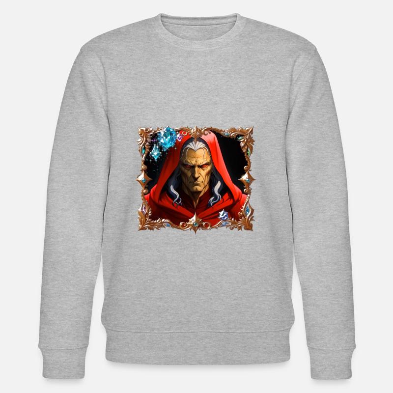 Le Magicien Rouge - Sweat bio CHANGER Stanley/Stella Unisexe - gris chiné