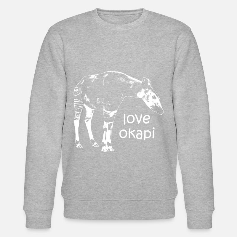 Okapi - Stanley/Stella Unisex Bio-Sweatshirt CHANGER  - Grau meliert