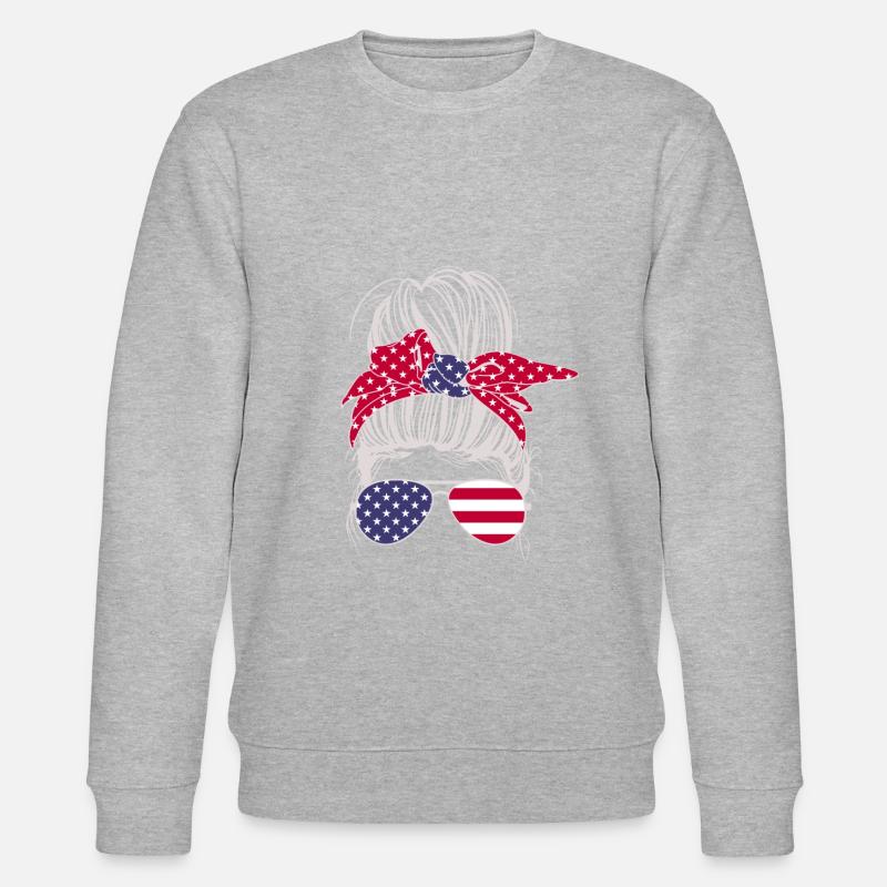 Messy Bun USA - Stanley/Stella Unisex Bio-Sweatshirt CHANGER  - undefined