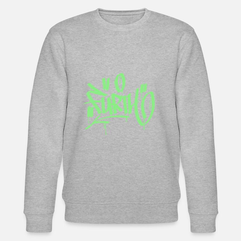 Fürth T Shirt Graffiti - Stanley/Stella Unisex Bio-Sweatshirt CHANGER  - Grau meliert