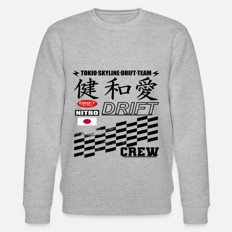 Drift Racing - Stanley/Stella CHANGER Unisex Organic Sweatshirt - heather grey