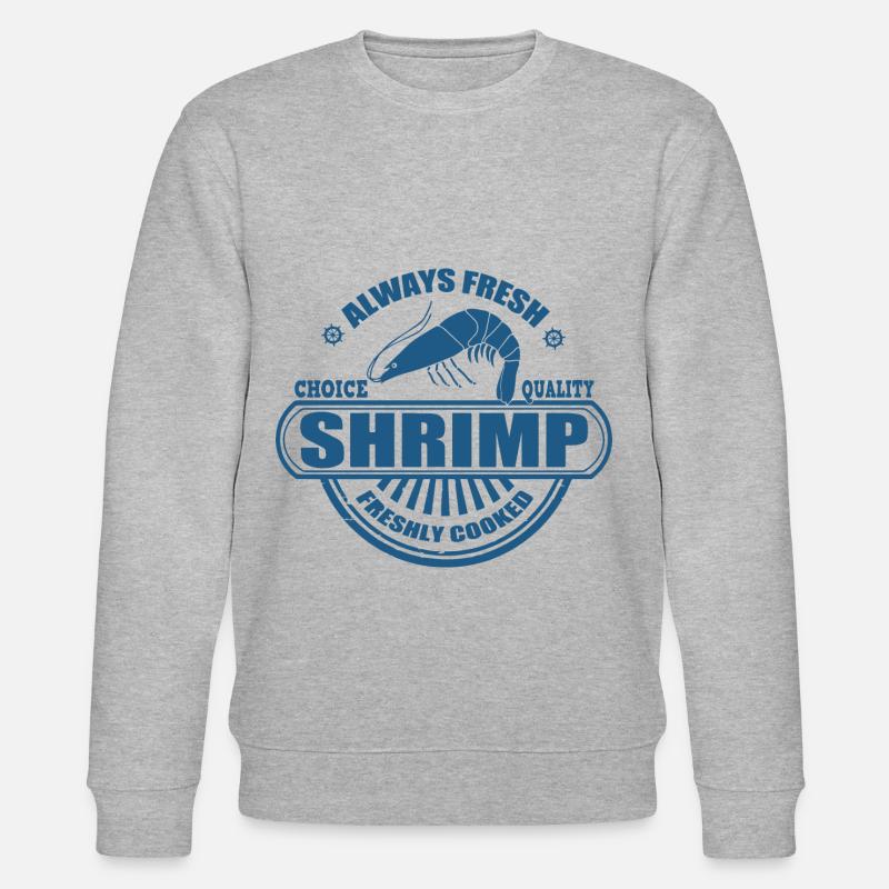 Shrimp - Stanley/Stella Unisex Bio-Sweatshirt CHANGER  - Grau meliert