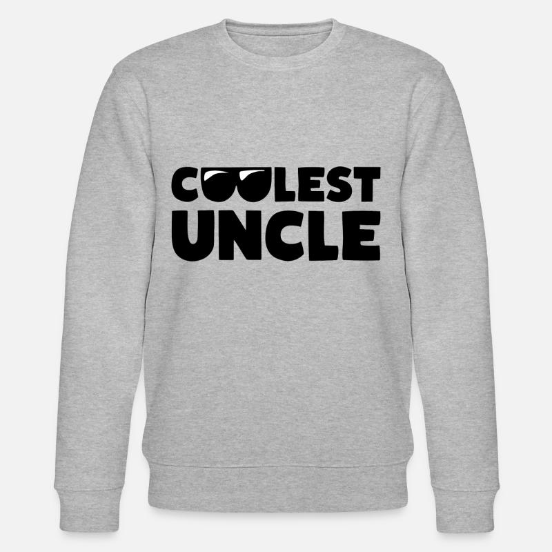 ONCLE LE PLUS COOL - Sweat bio CHANGER Stanley/Stella Unisexe - gris chiné
