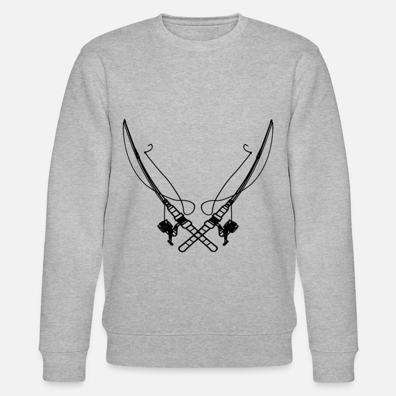 Canne à pêche - Sweat bio CHANGER Stanley/Stella Unisexe - gris chiné