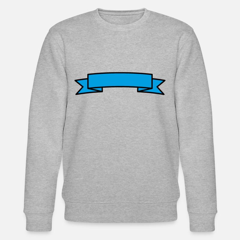 Bannière - Insérer du texte - Sweat bio CHANGER Stanley/Stella Unisexe - gris chiné