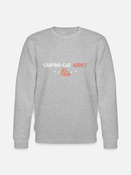 Camper car addict - Stanley/Stella CHANGER Unisex Organic Sweatshirt - heather grey