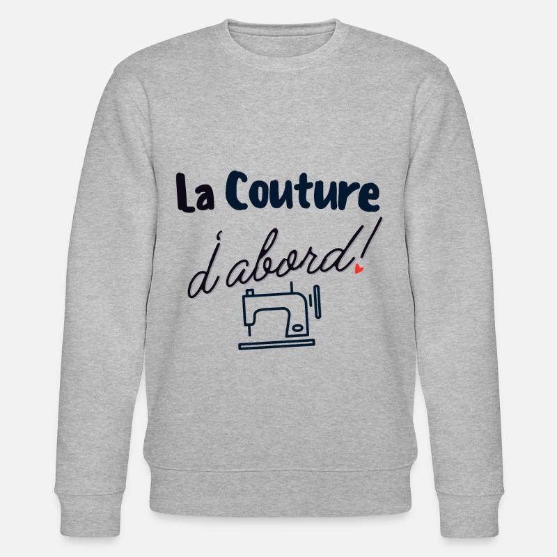 La Couture d abord - Sweat bio CHANGER Stanley/Stella Unisexe - gris chiné