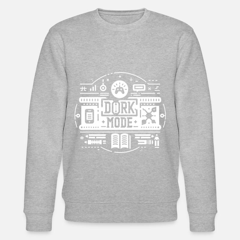 Dork Mode 12 - Stanley/Stella CHANGER Unisex Organic Sweatshirt - heather grey