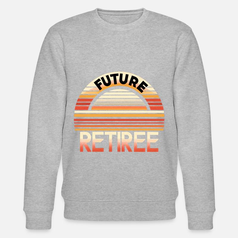 Future Retiree 7 - Stanley/Stella CHANGER Unisex Organic Sweatshirt - heather grey