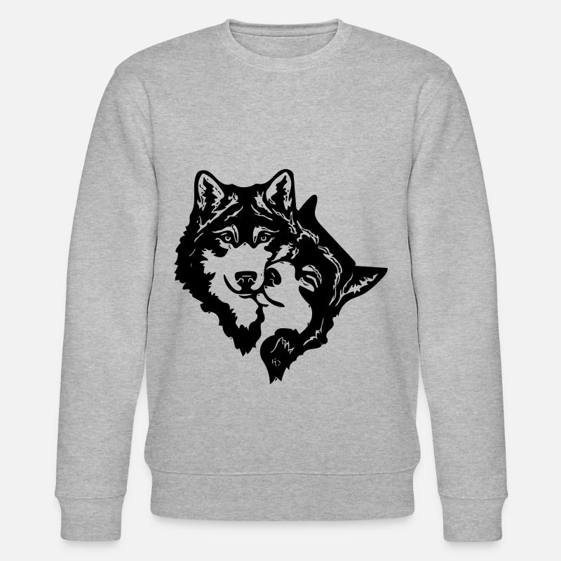 loups - Sweat bio CHANGER Stanley/Stella Unisexe - gris chiné