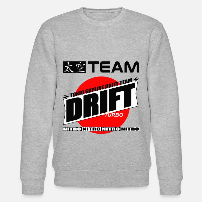Drift Racing Team - Stanley/Stella Unisex Bio-Sweatshirt CHANGER  - Grau meliert