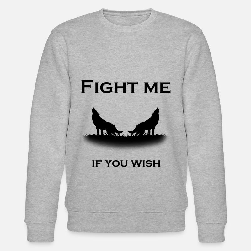 Loups Wolfpack - Sweat bio CHANGER Stanley/Stella Unisexe - gris chiné