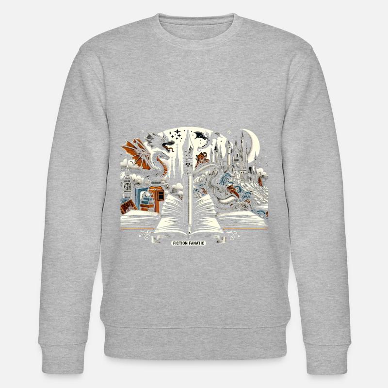 Fanatique de fiction 3 - Sweat bio CHANGER Stanley/Stella Unisexe - gris chiné