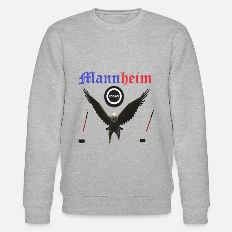 Mannheim Fan Design - Stanley/Stella Unisex Bio-Sweatshirt CHANGER  - Grau meliert