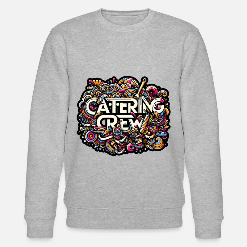 Catering Crew 7 - Stanley/Stella Unisex Bio-Sweatshirt CHANGER  - Grau meliert