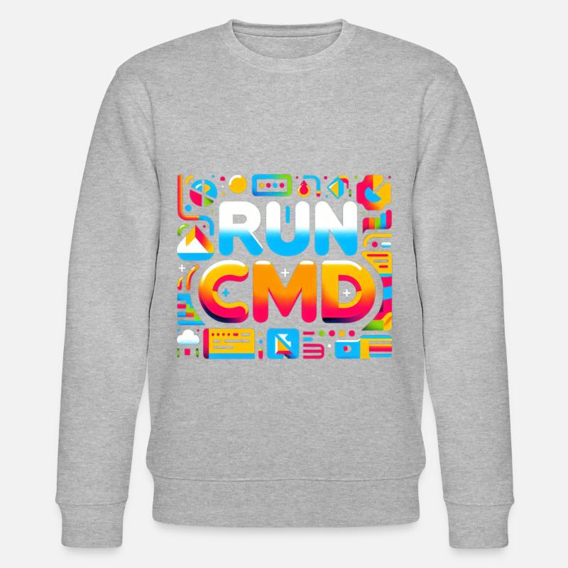 Exécutez Cmd 40 - Sweat bio CHANGER Stanley/Stella Unisexe - gris chiné