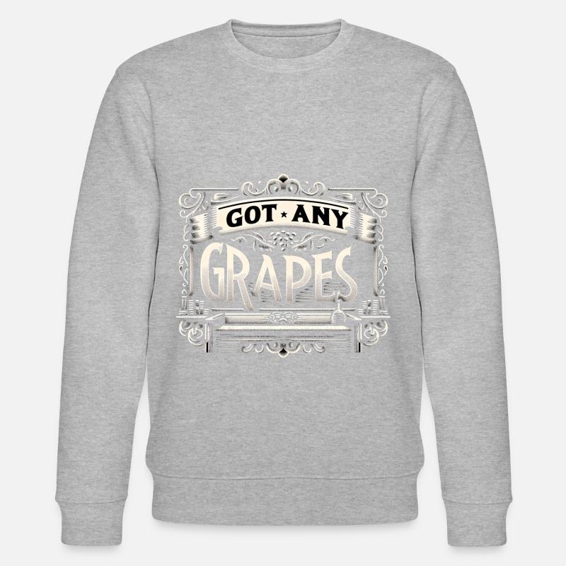 Got Any Grapes 8 - Stanley/Stella Unisex Bio-Sweatshirt CHANGER - Grau meliert