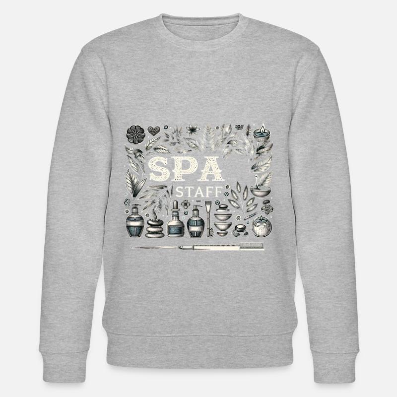 Spa Staff 5 - Stanley/Stella Unisex Bio-Sweatshirt CHANGER  - Grau meliert