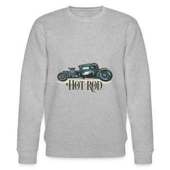 Hot Rod Vintage - Stanley/Stella Unisex Bio-Sweatshirt CHANGER  - Grau meliert - Vorne - Nik (191cm) & Marisol (170cm)