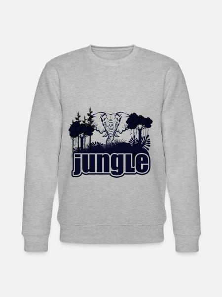 Safari Big Five - Stanley/Stella CHANGER Unisex Organic Sweatshirt - heather grey