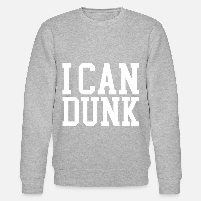 I Can Dunk - Stanley/Stella CHANGER Unisex Organic Sweatshirt - heather grey