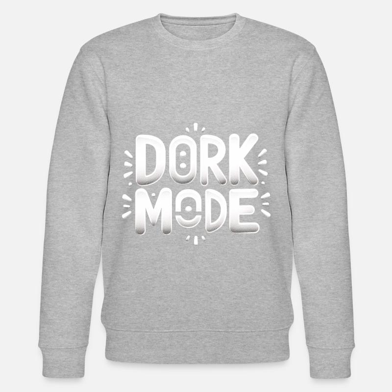 Dork Mode 7 - Stanley/Stella CHANGER Unisex Organic Sweatshirt - heather grey