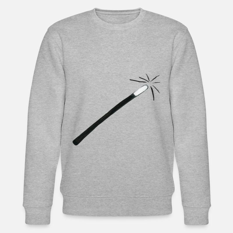 baguette magique de magicien - Sweat bio CHANGER Stanley/Stella Unisexe - gris chiné