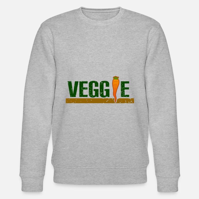 VEGGIE VEGGIE - Stanley/Stella Unisex Bio-Sweatshirt CHANGER  - Grau meliert