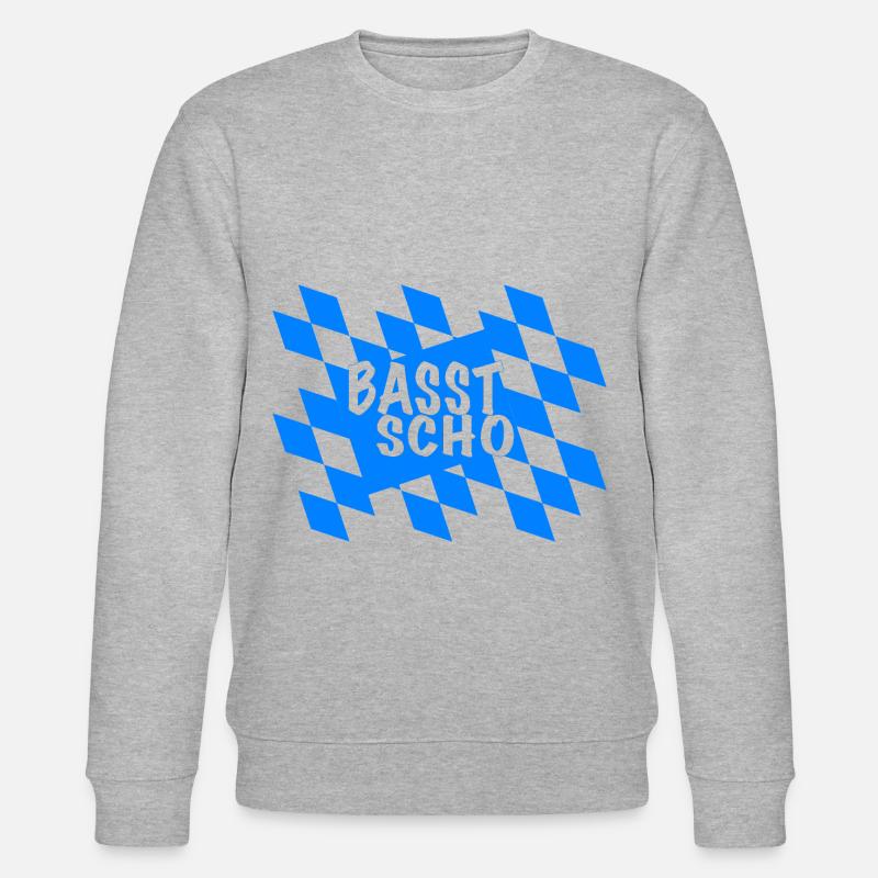 Bayern Basst Scho - Sweat bio CHANGER Stanley/Stella Unisexe - gris chiné