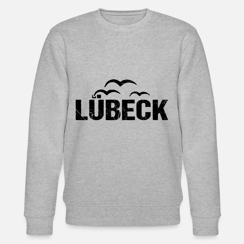 Lübeck Möwen Hansestadt - Stanley/Stella Unisex Bio-Sweatshirt CHANGER  - Grau meliert