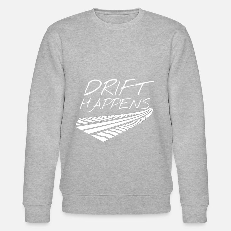 Drift Happens - Stanley/Stella Unisex Bio-Sweatshirt CHANGER  - Grau meliert