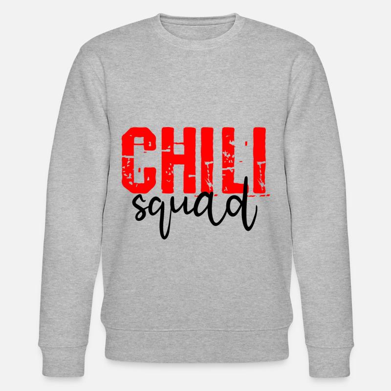 Chili Squad 4 - Stanley/Stella Unisex Bio-Sweatshirt CHANGER  - Grau meliert