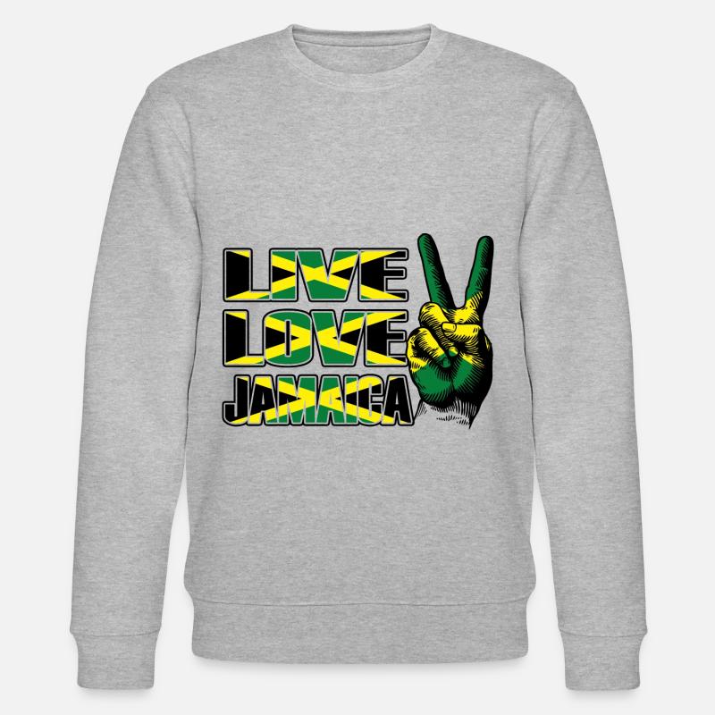 Jamaika Jamaica - Stanley/Stella Unisex Bio-Sweatshirt CHANGER  - Grau meliert