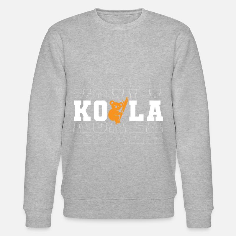 Koala Animal Bear Tree - Stanley/Stella CHANGER Unisex Organic Sweatshirt - heather grey