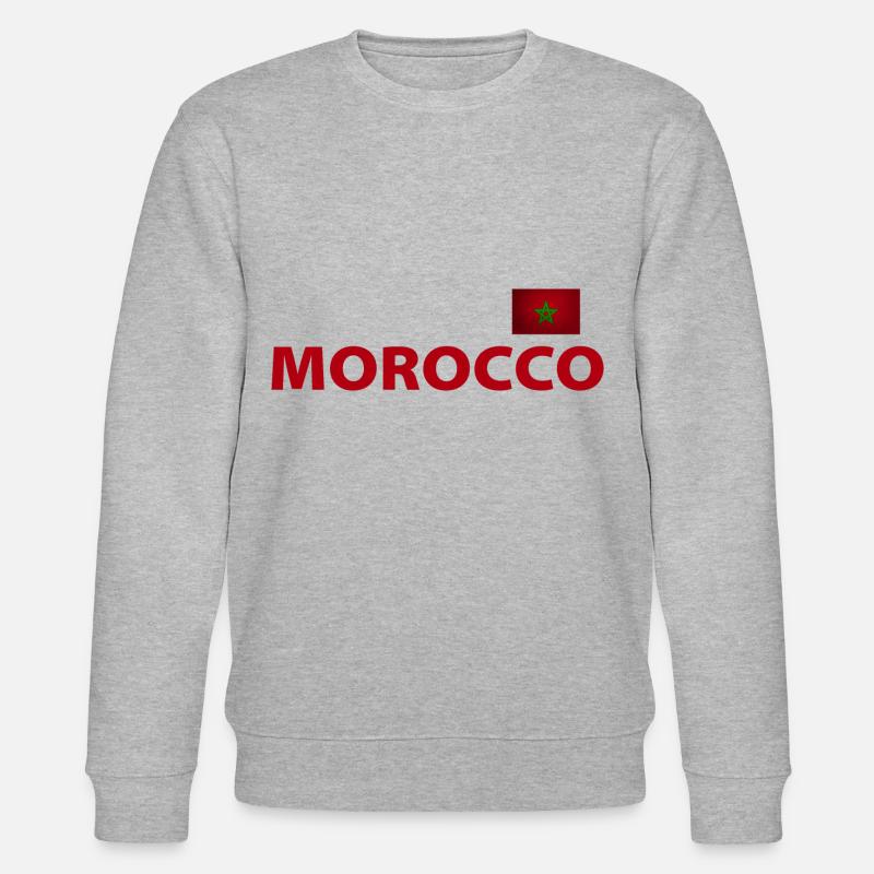 Marokko - Stanley/Stella Unisex Bio-Sweatshirt CHANGER - Grau meliert