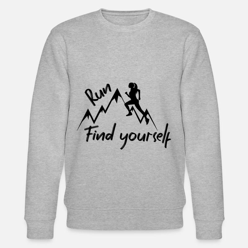 Trail Running - Stanley/Stella Unisex Bio-Sweatshirt CHANGER  - Grau meliert